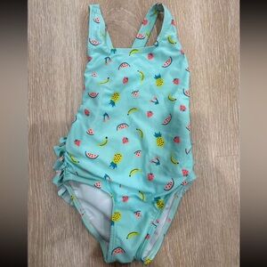 Old Navy Kids Aqua Fruit Print One Piece